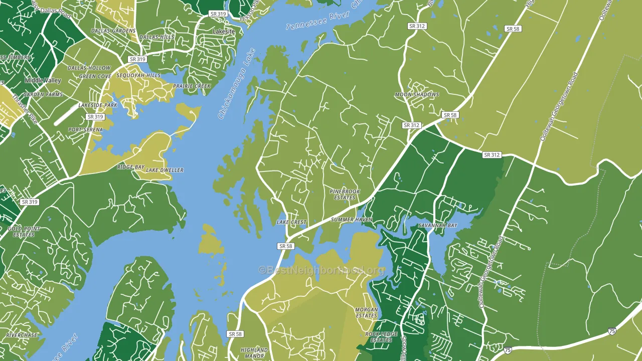 37341, TN block-group voter-turnout map