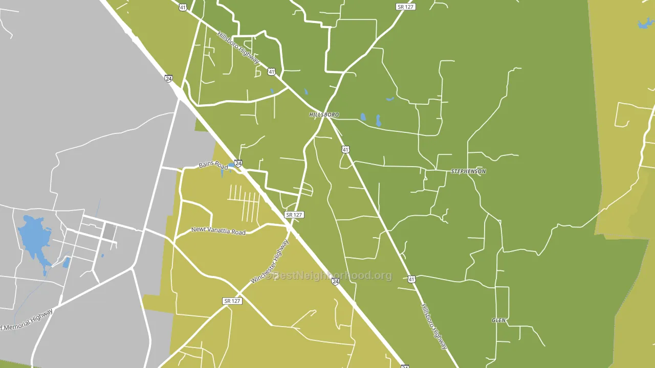 37342, TN block-group voter-turnout map