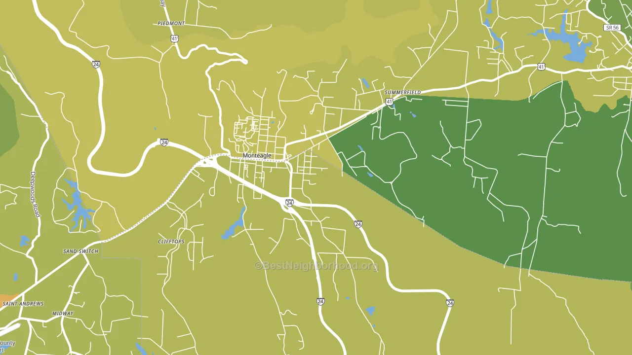 37356, TN block-group voter-turnout map