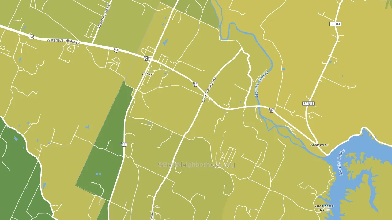 37361, TN block-group voter-turnout map