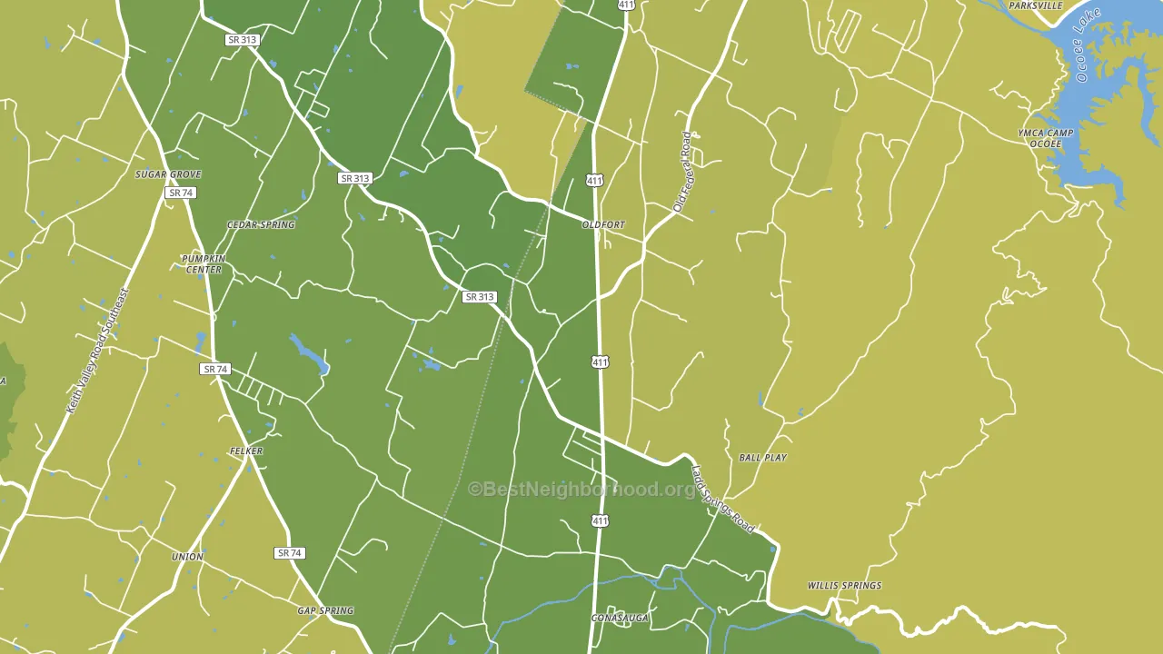 37362, TN block-group voter-turnout map