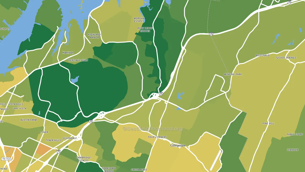 37363, TN block-group voter-turnout map