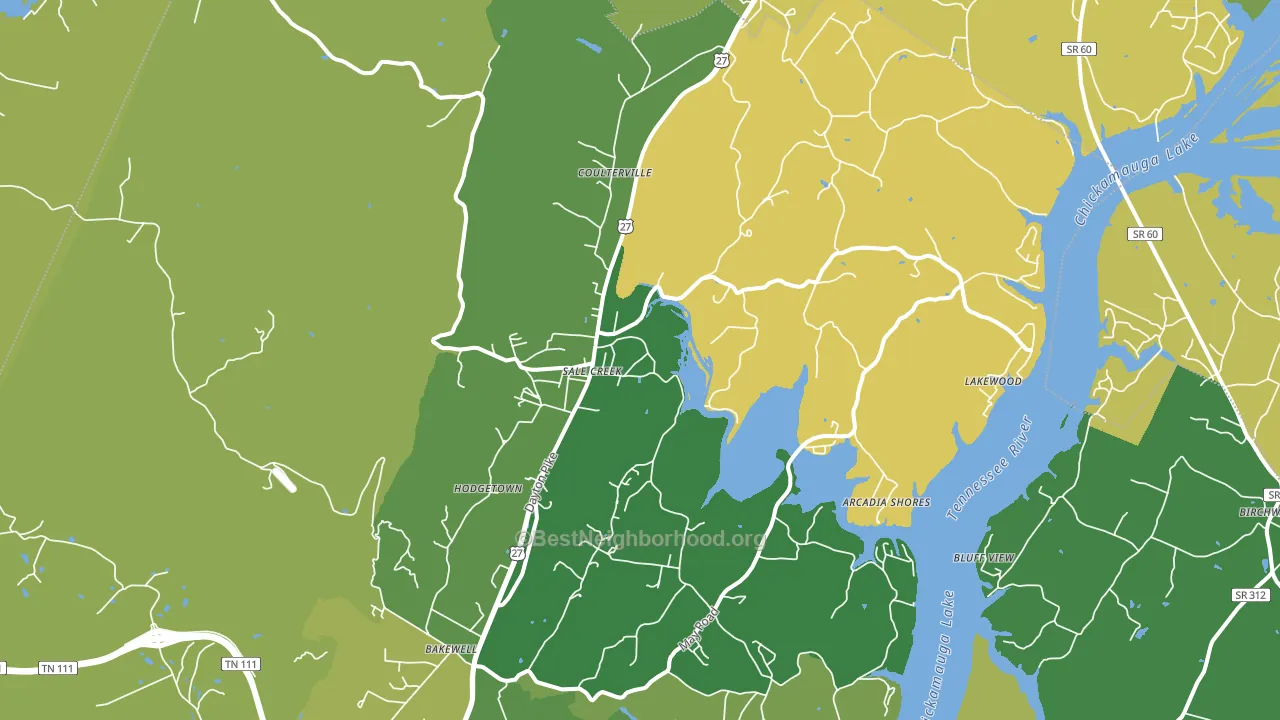37373, TN block-group voter-turnout map