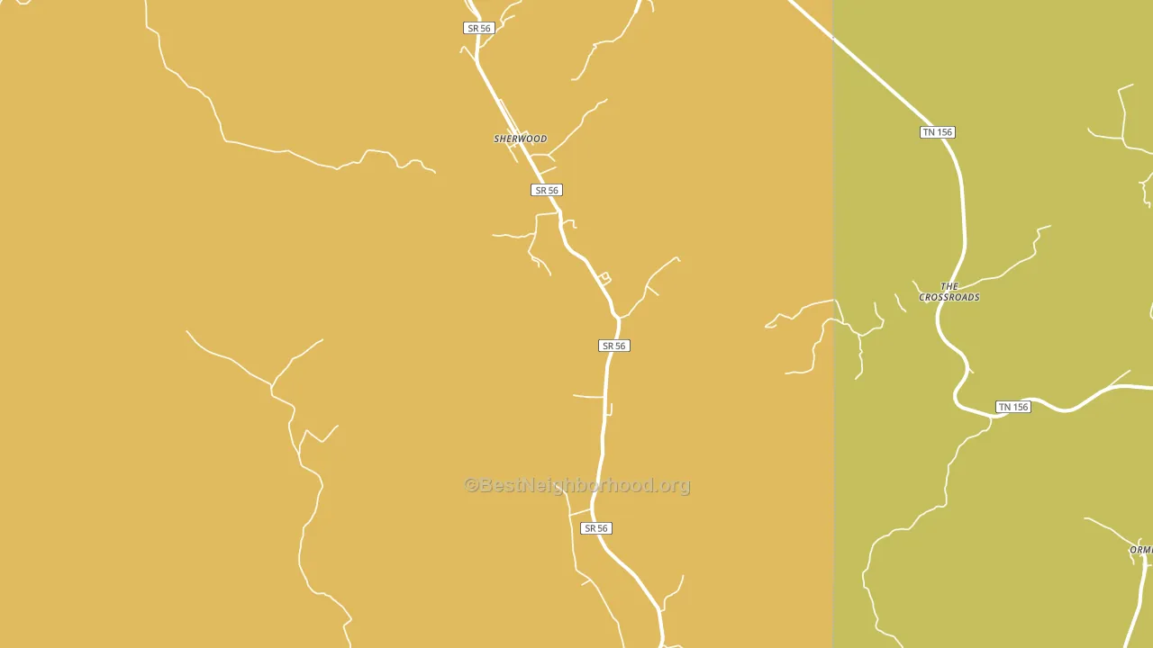 37376, TN block-group voter-turnout map