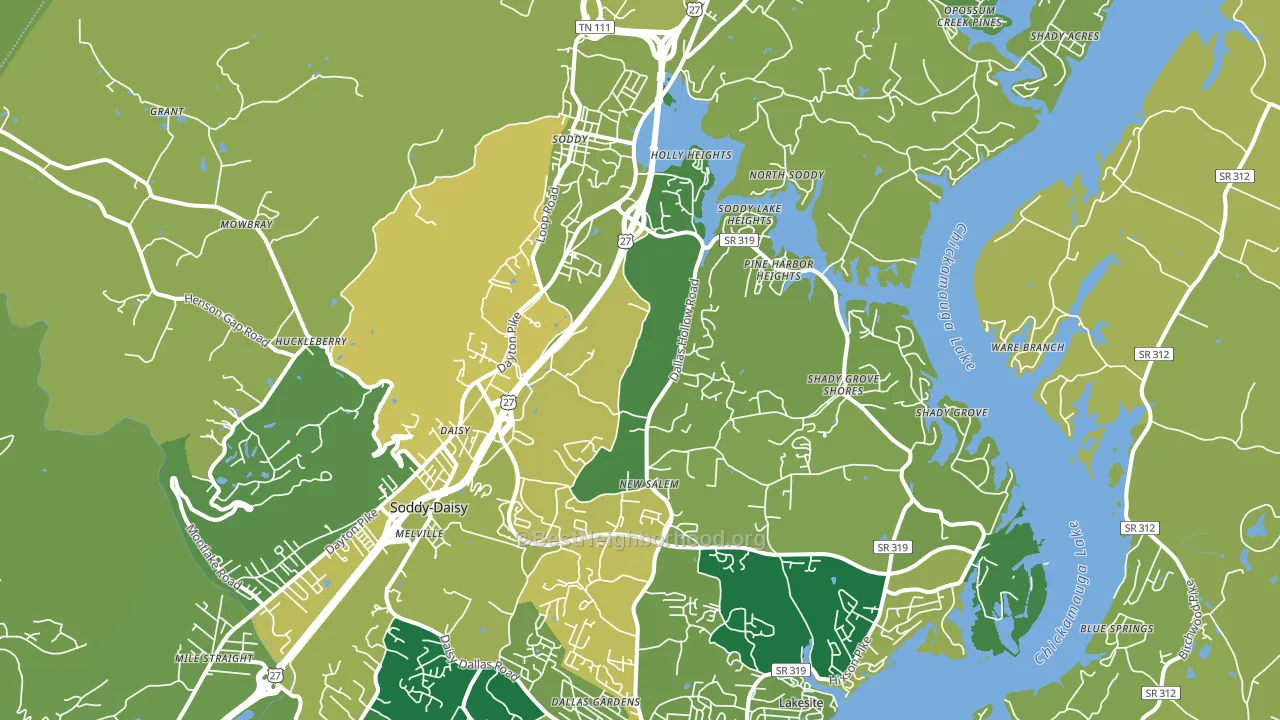 37379, TN block-group voter-turnout map