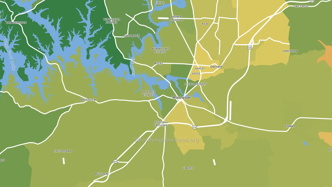 37398, TN block-group voter-turnout map