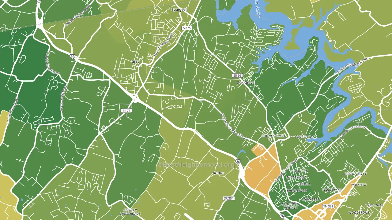 37615, TN block-group voter-turnout map