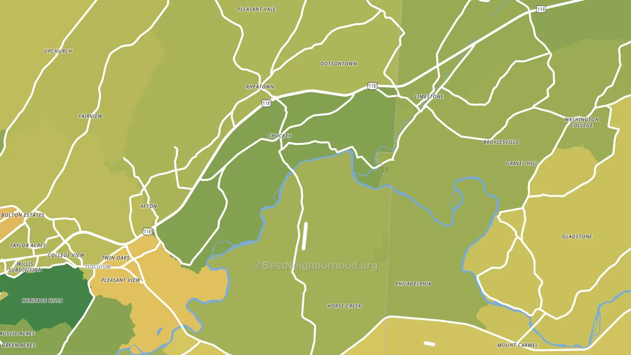 37641, TN block-group voter-turnout map