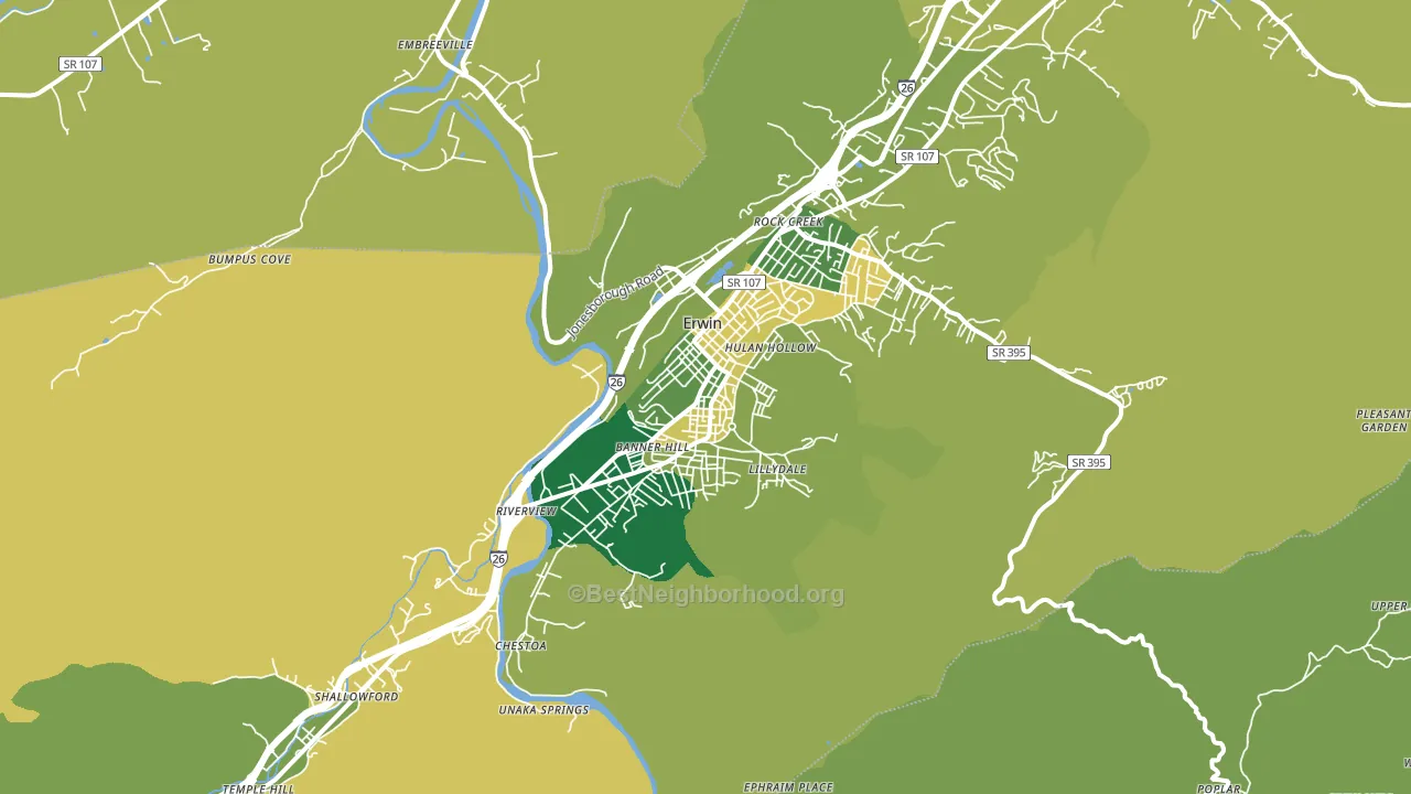 37650, TN block-group voter-turnout map
