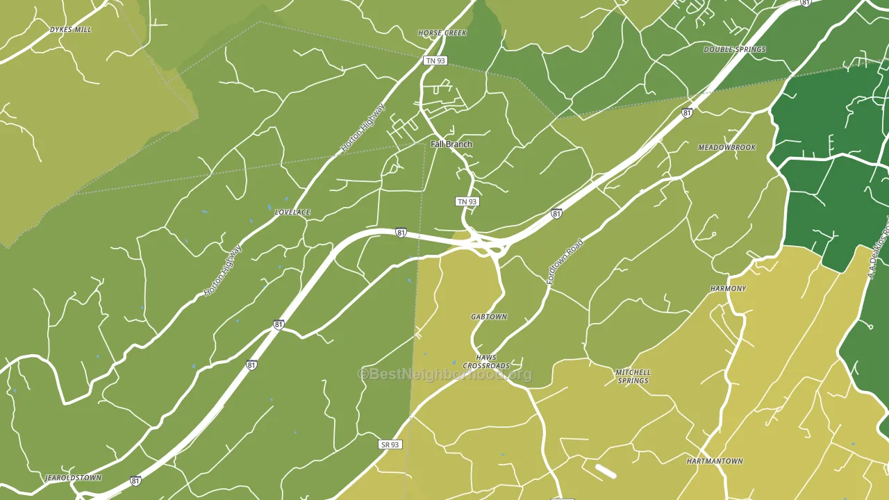 37656, TN block-group voter-turnout map