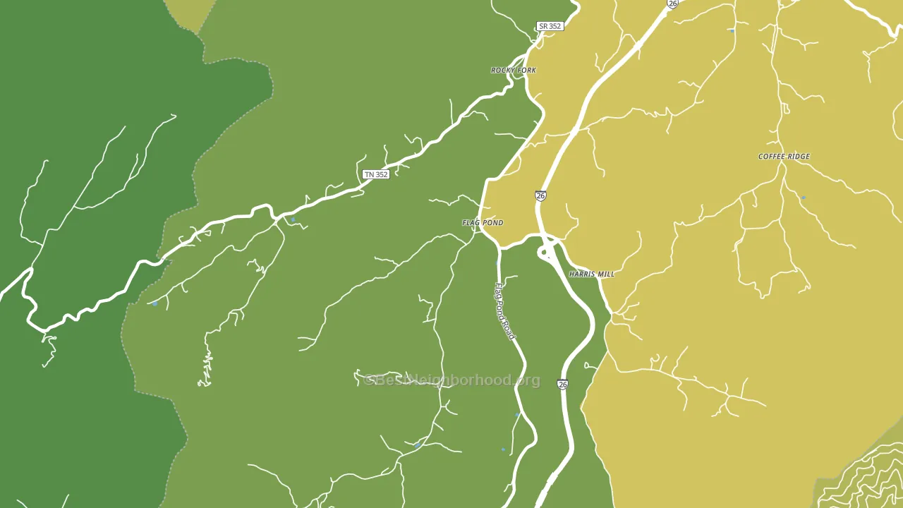 37657, TN block-group voter-turnout map