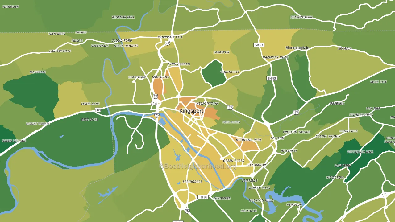 37660, TN block-group voter-turnout map