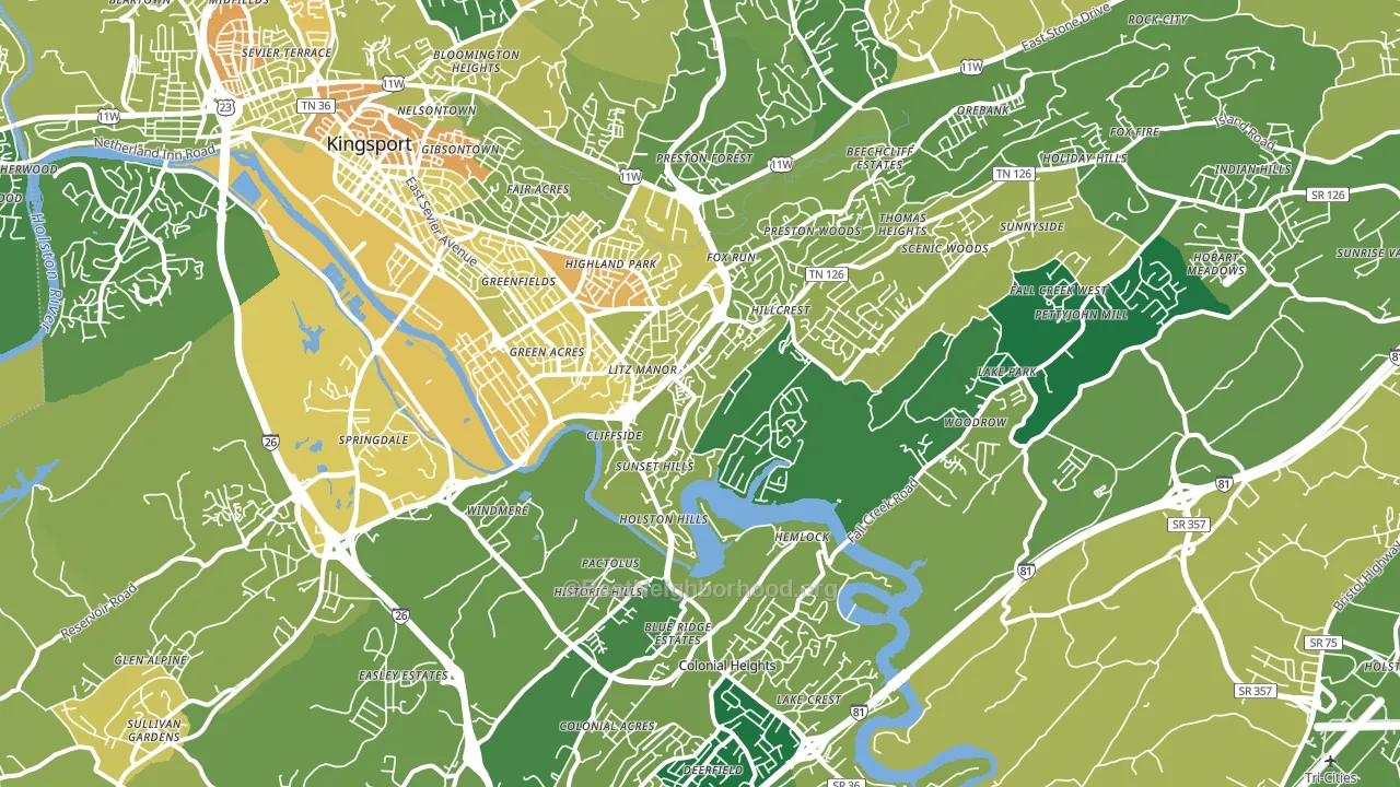 37664, TN block-group voter-turnout map