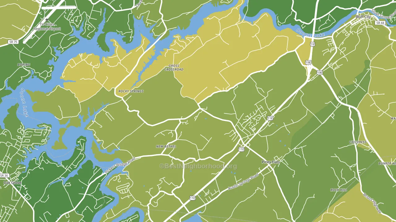 37686, TN block-group voter-turnout map