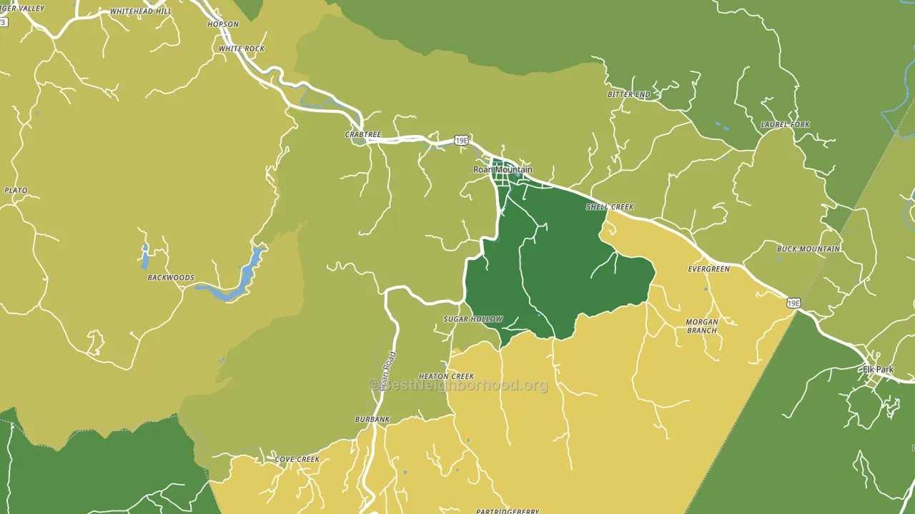 37687, TN block-group voter-turnout map