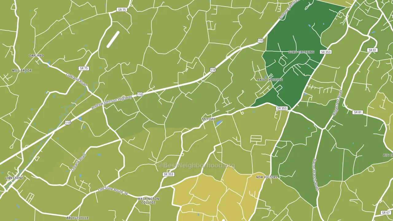 37690, TN block-group voter-turnout map