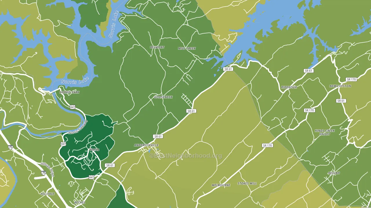 37705, TN block-group voter-turnout map