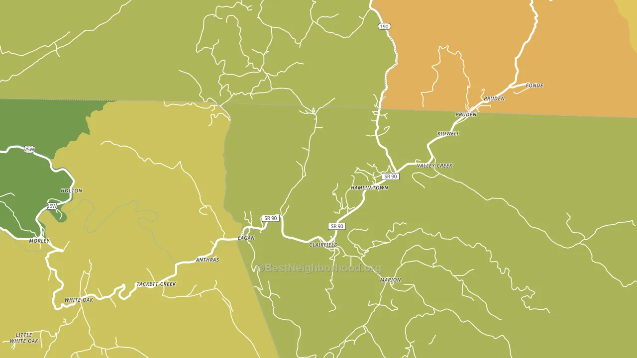 37715, TN block-group voter-turnout map