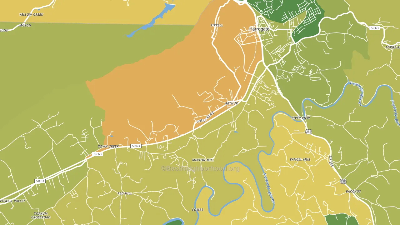 37724, TN block-group voter-turnout map