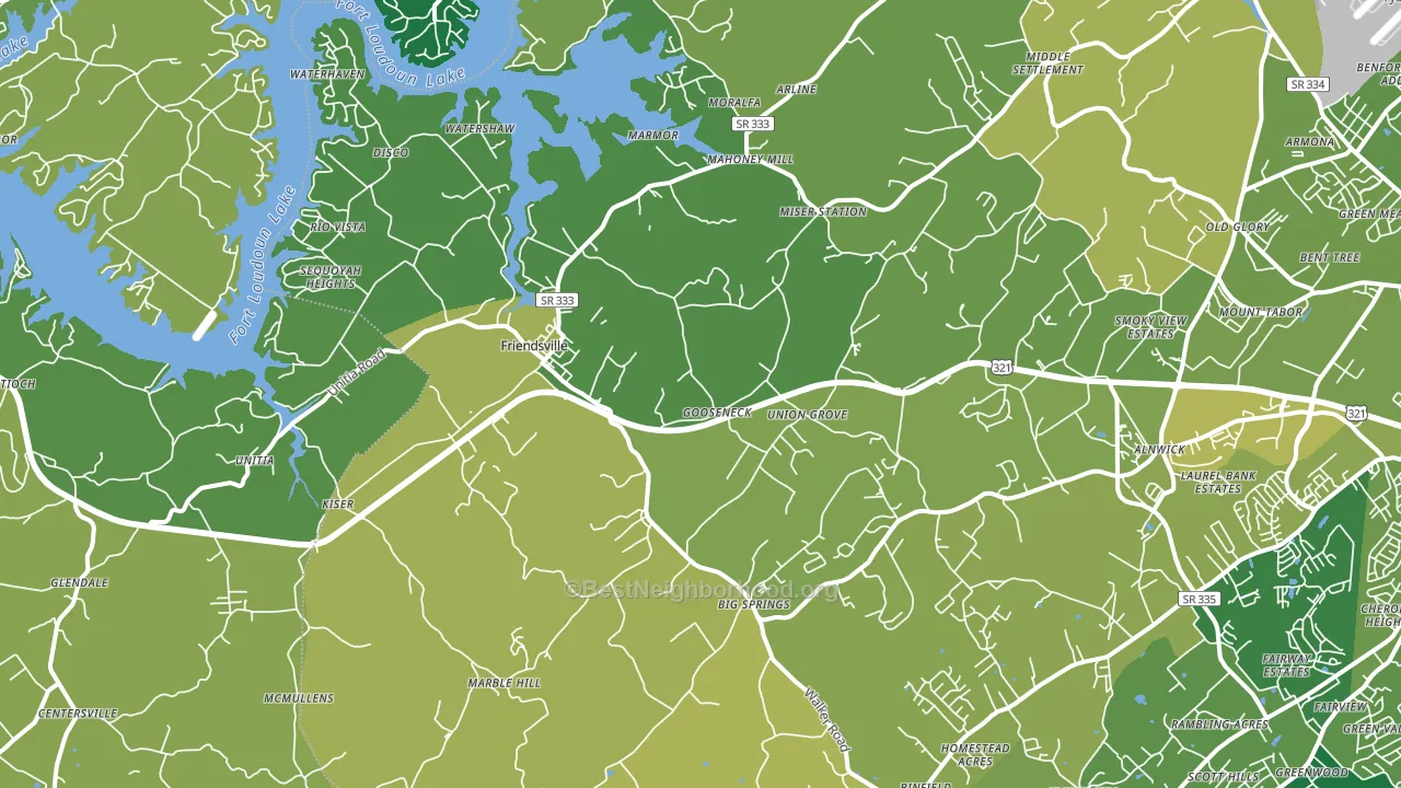 37737, TN block-group voter-turnout map