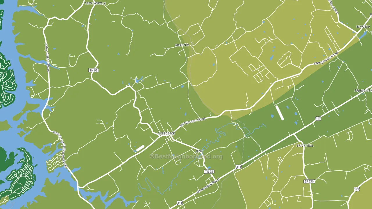37742, TN block-group voter-turnout map