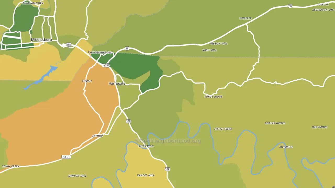 37752, TN block-group voter-turnout map