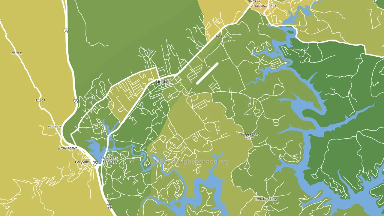 37757, TN block-group voter-turnout map