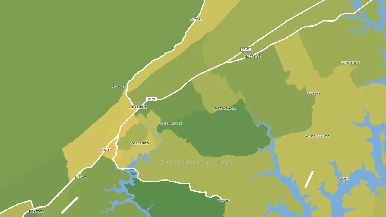 37766, TN block-group voter-turnout map