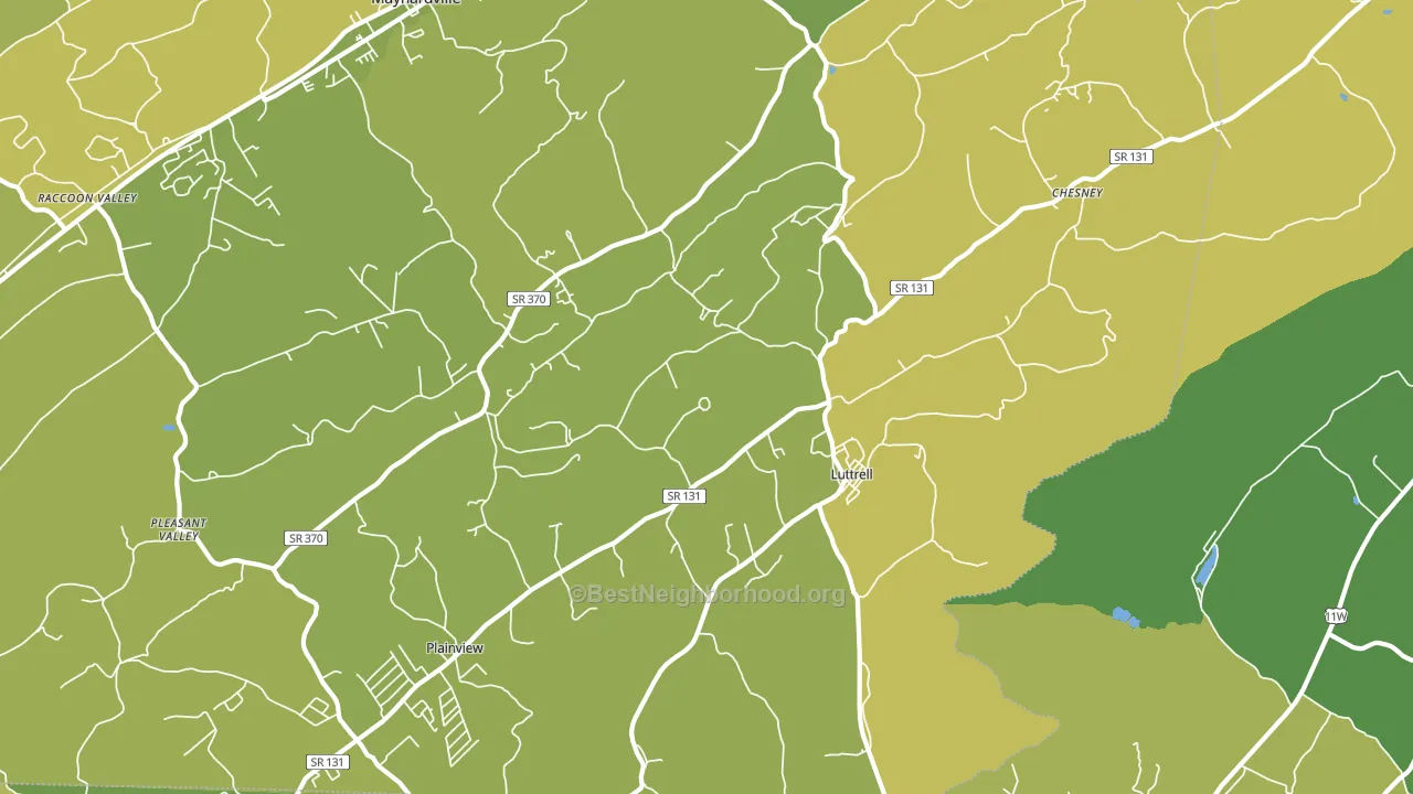37779, TN block-group voter-turnout map