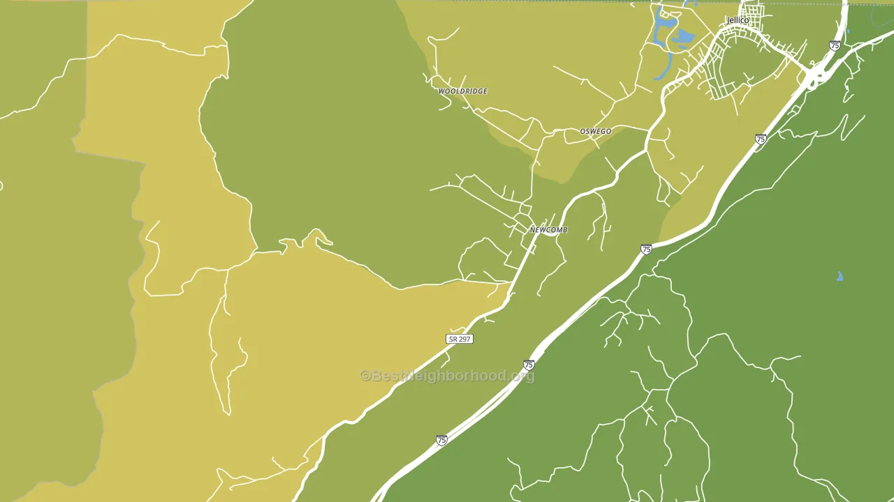 37819, TN block-group voter-turnout map