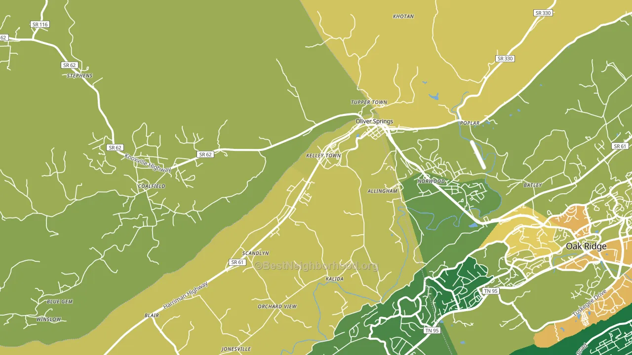 37840, TN block-group voter-turnout map
