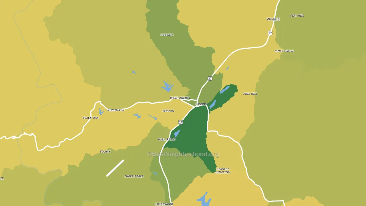 37841, TN block-group voter-turnout map