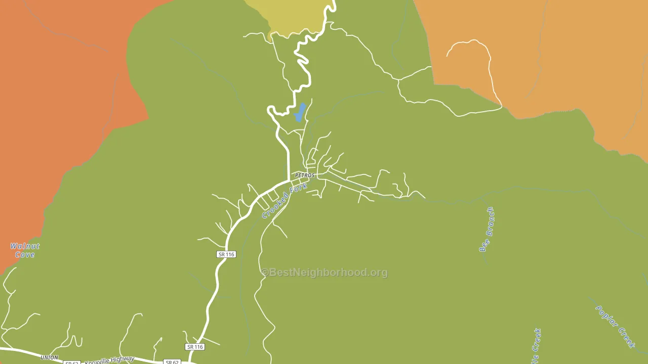 37845, TN block-group voter-turnout map