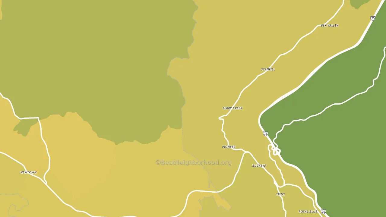 37847, TN block-group voter-turnout map