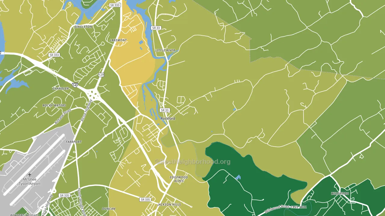 37853, TN block-group voter-turnout map