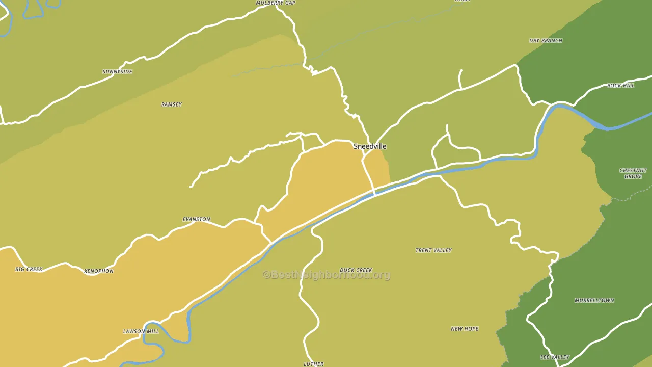 37869, TN block-group voter-turnout map