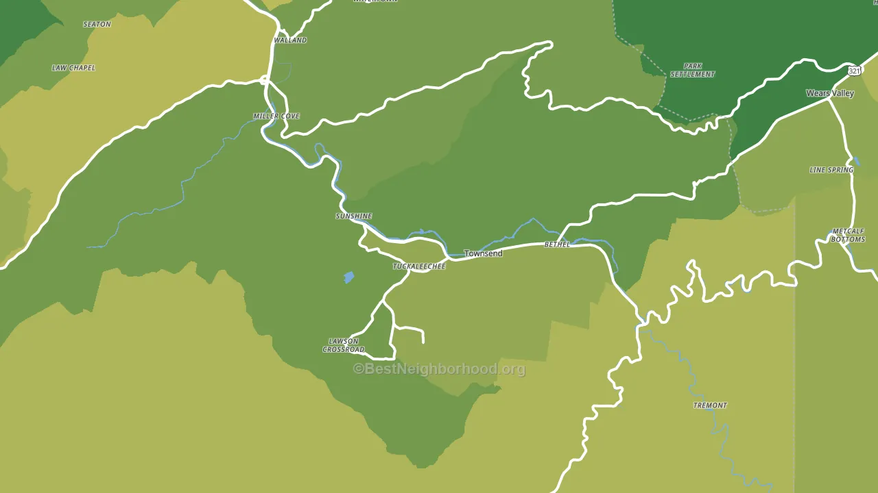 37882, TN block-group voter-turnout map
