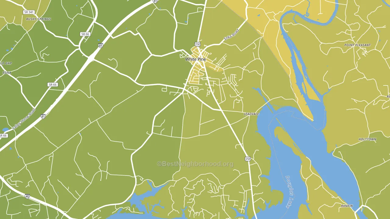 37890, TN block-group voter-turnout map