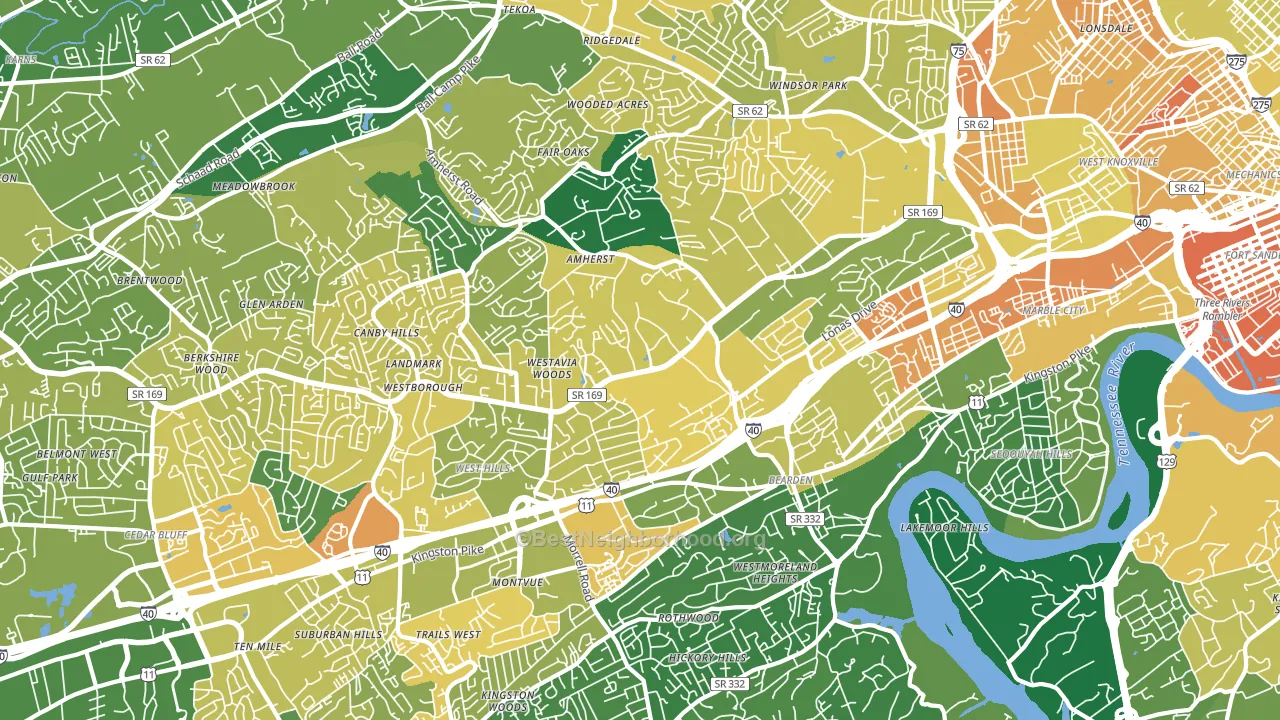 37909, TN block-group voter-turnout map