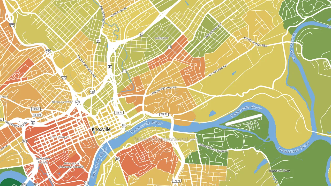 37915, TN block-group voter-turnout map