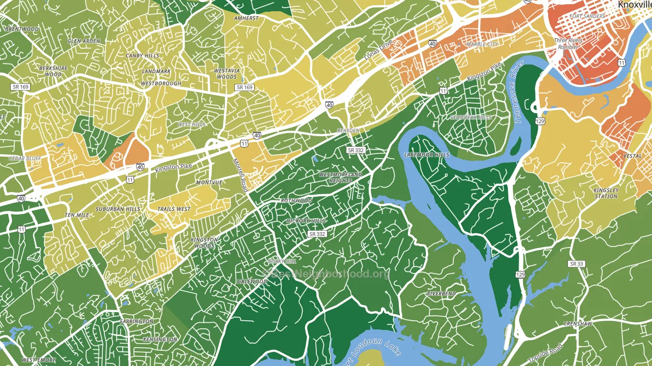 37919, TN block-group voter-turnout map