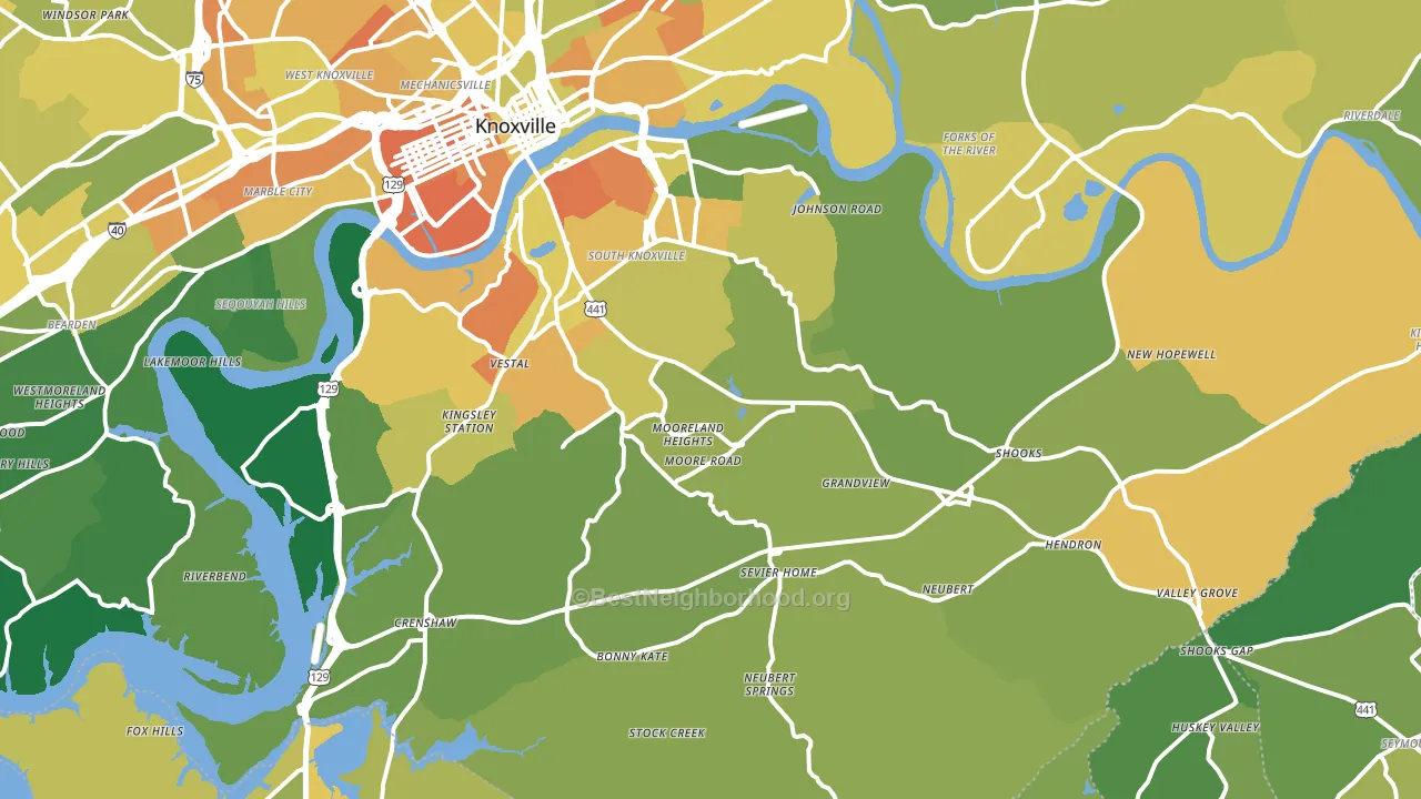 37920, TN block-group voter-turnout map