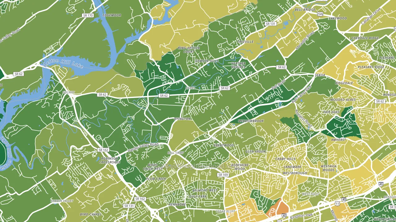 37931, TN block-group voter-turnout map