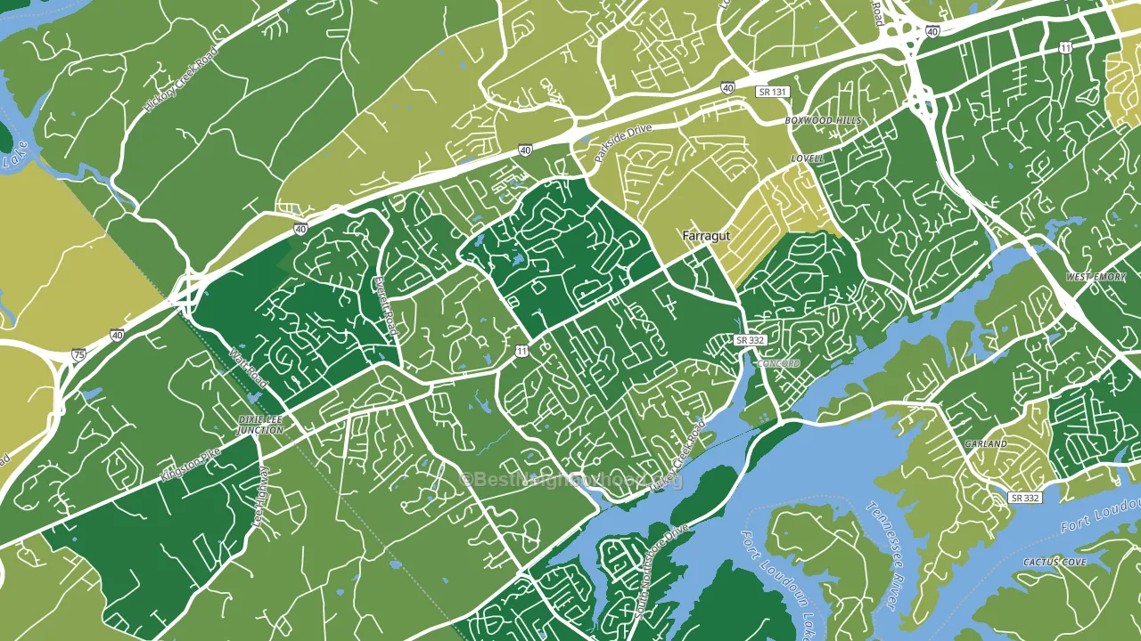37934, TN block-group voter-turnout map