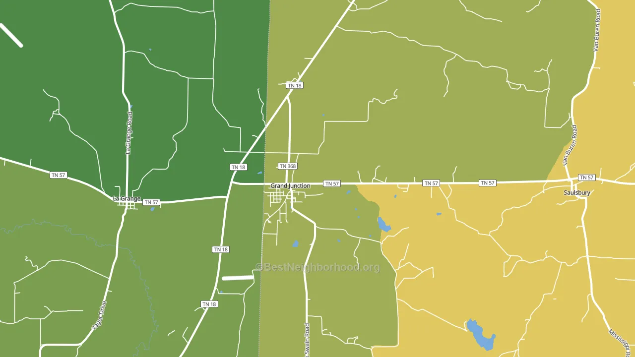 38039, TN block-group voter-turnout map