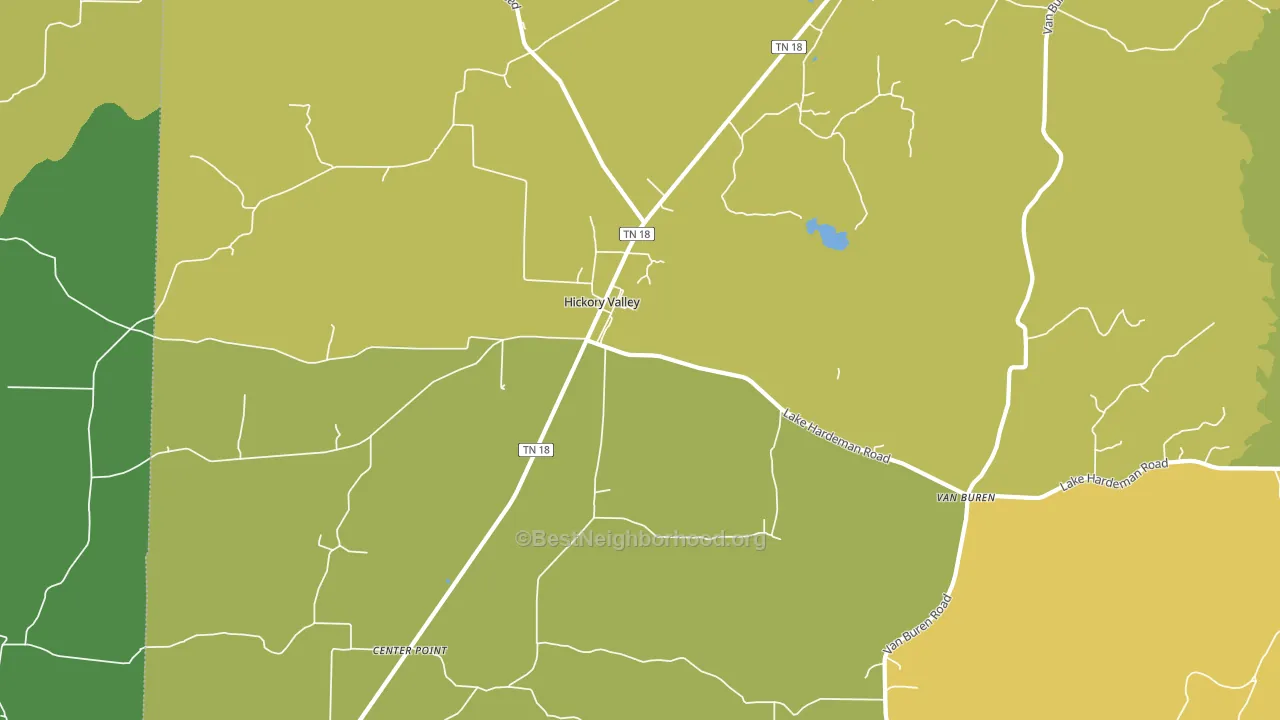 38042, TN block-group voter-turnout map
