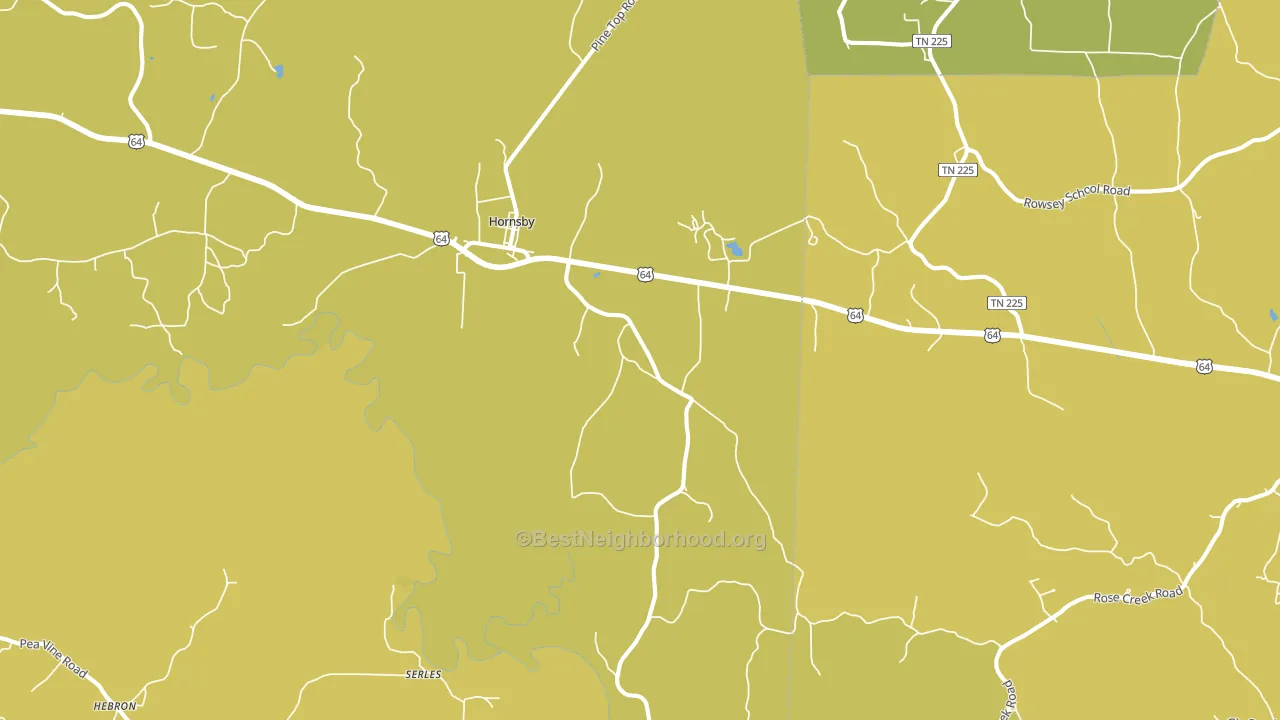 38044, TN block-group voter-turnout map