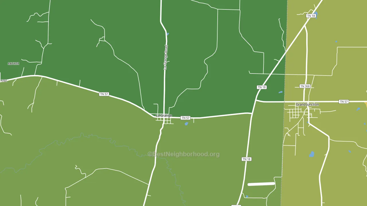 38046, TN block-group voter-turnout map