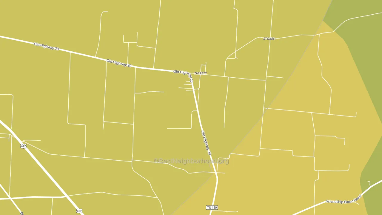 38070, TN block-group voter-turnout map