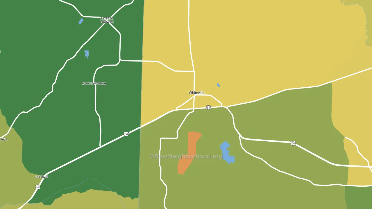 38075, TN block-group voter-turnout map
